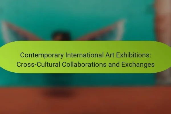 Contemporary International Art Exhibitions: Cross-Cultural Collaborations and Exchanges