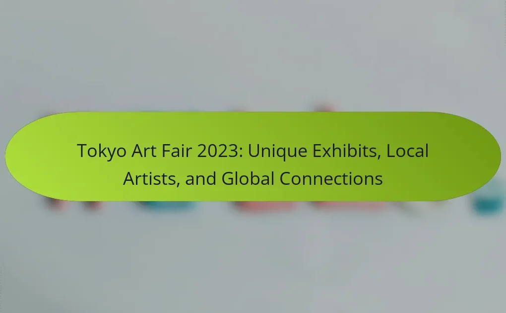Tokyo Art Fair 2023: Unique Exhibits, Local Artists, and Global Connections